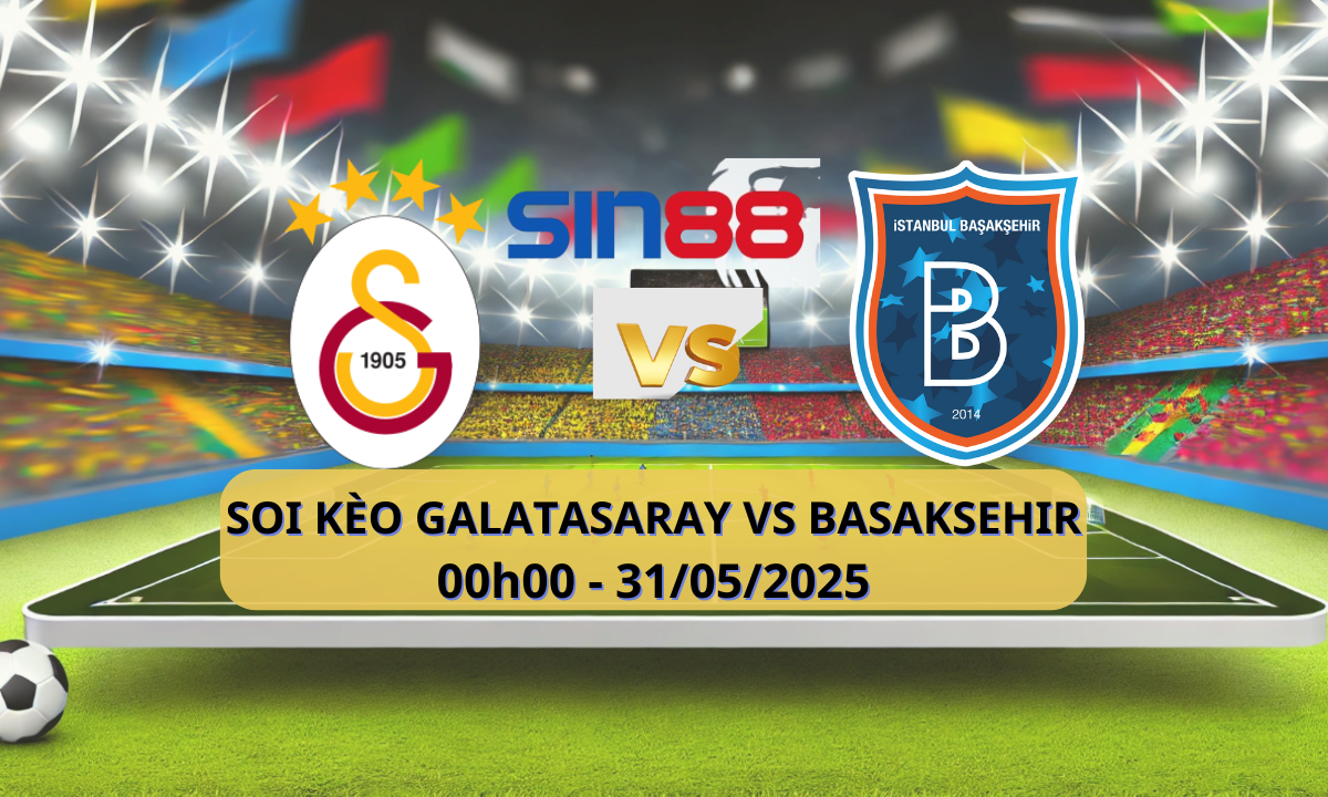 Hình ảnh trận đấu Galatasaray và Basaksehir